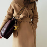 Chanel CC Matelasse Tote in Rare Burgundy