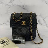 Chanel Turnlock Crossbody Bag in Navy
