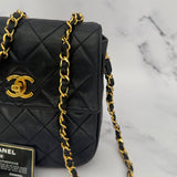 Chanel Turnlock Crossbody Bag in Navy