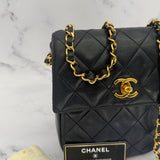 Chanel Turnlock Crossbody Bag in Navy