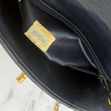 Chanel Turnlock Crossbody Bag in Navy