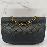 Chanel Lambskin Paris Half Moon Bag