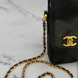 Chanel Turnlock Mini Bag in Caviar