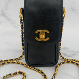 Chanel Turnlock Mini Bag in Caviar
