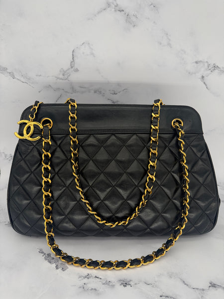 Chanel CC Charm Matelasse Tote