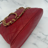 Chanel Matelasse Shoulder Bag in Red