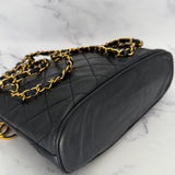 Chanel CC Double Chain Bag in Navy