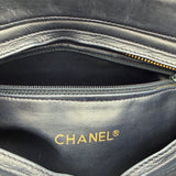 Chanel CC Double Chain Bag in Navy