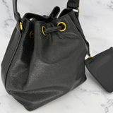 Chanel Deacoco Drawstring Bag in Caviar