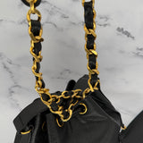 Chanel Deacoco Drawstring Bag in Caviar