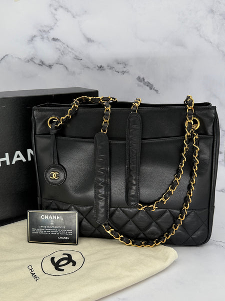 Chanel Iconic CC Chain Lambskin Tote