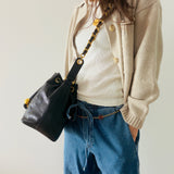 Chanel Deacoco Drawstring Bag in Caviar