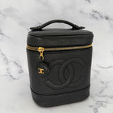 Chanel Vintage Caviar Vanity Case