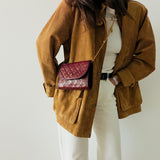 Rare Chanel Timeless Mini Flap in Burgundy