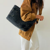 Chanel Tweed Cambon Line Tote Bag