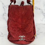 Chanel Rare Lady Braids in Burgundy Suede