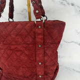 Chanel Rare Lady Braids in Burgundy Suede