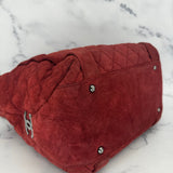 Chanel Rare Lady Braids in Burgundy Suede
