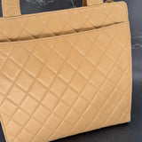 Chanel Timeless Turnlock Tote in Beige
