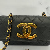 Chanel Big Logo Mini Flap Bag