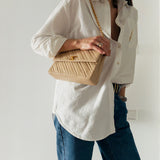 Rare Chanel Diagonal Stitch Classic Flap