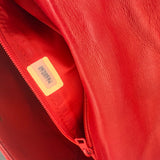 Rare Chanel Matelasse Shoulder Bag in Red