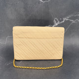 Rare Chanel Diagonal Stitch Classic Flap