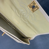 Rare Chanel Diagonal Stitch Classic Flap
