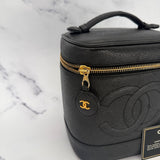 Chanel Vintage Caviar Vanity Case