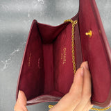 Rare Chanel Timeless Mini Flap in Burgundy