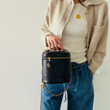 Chanel Vintage Caviar Vanity Case