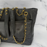 Iconic Chanel Chain Lambskin Tote