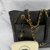 Iconic Chanel Chain Lambskin Tote