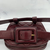Rare Chanel Belt Bag in Burgundy