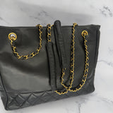 Iconic Chanel Chain Lambskin Tote
