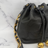 Chanel Decacoco Lambskin Drawstring Bag