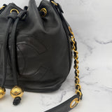 Chanel Decacoco Lambskin Drawstring Bag