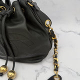Chanel Decacoco Lambskin Drawstring Bag