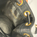 Chanel Decacoco Lambskin Drawstring Bag
