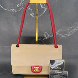 Rare Bicolor Chanel Timeless Medium Flap