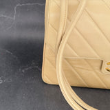 Chanel Chevron Turnlock Shoulder Bag