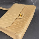Chanel Chevron Turnlock Shoulder Bag
