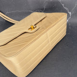 Chanel Chevron Turnlock Shoulder Bag