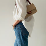 Rare Bicolor Chanel Timeless Medium Flap