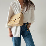 Chanel Chevron Turnlock Shoulder Bag