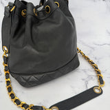 Chanel Coco Mark Drawstring Bag