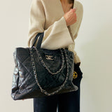 Chanel Portobello in Glazed Calfskin and Tweed