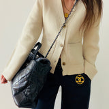 Chanel Portobello in Glazed Calfskin and Tweed