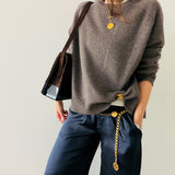 Rare Chanel Suede Coco Mark Shoulder Bag