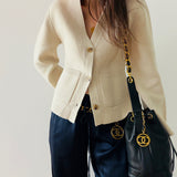 Chanel Coco Mark Drawstring Bag